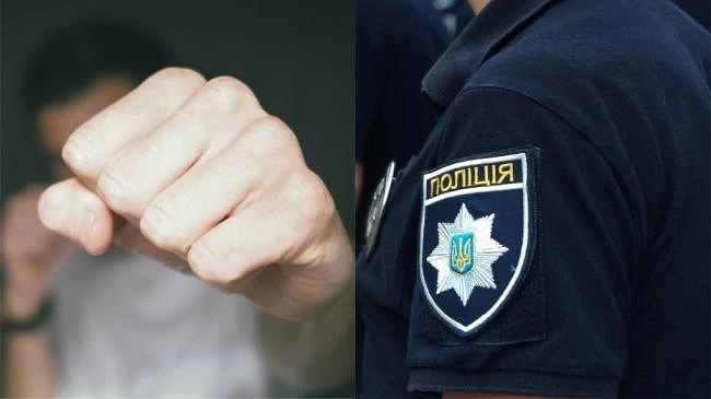 На Рівненщині 31-річний чоловік побив патрульного: правоохоронця госпіталізували