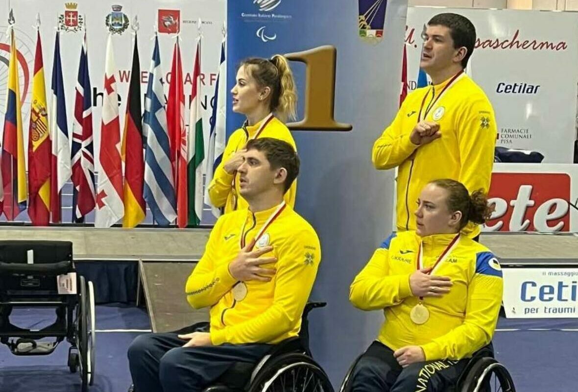 Українські фехтувальники на візках не залишили шансів конкурентам на Кубку світу