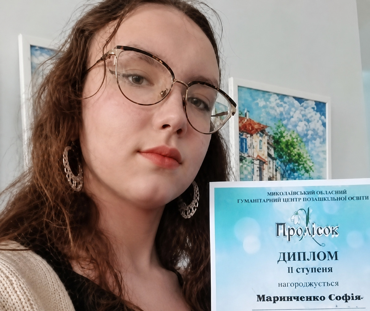 Комікси, робот-хірург і перемога: ліцеїстка з Корабельного району здобула відзнаку на обласному конкурсі