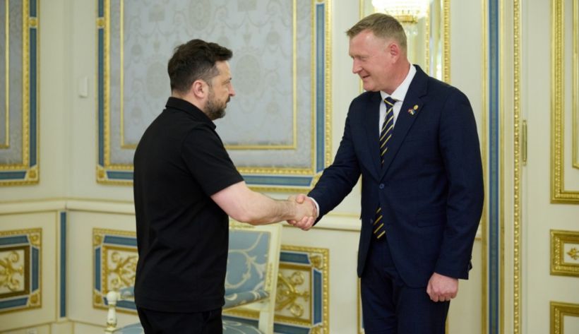 Drone Deal, НАТО и безопасность Европы: президент Украины провел переговоры с новым главой Минобороны Латвии